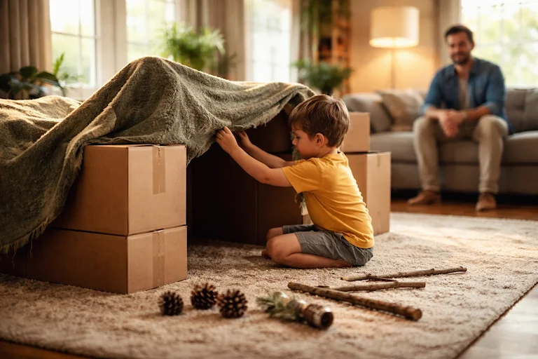 W obronie nudy i patyków: jak naprawdę rośnie dziecięca wyobraźnia