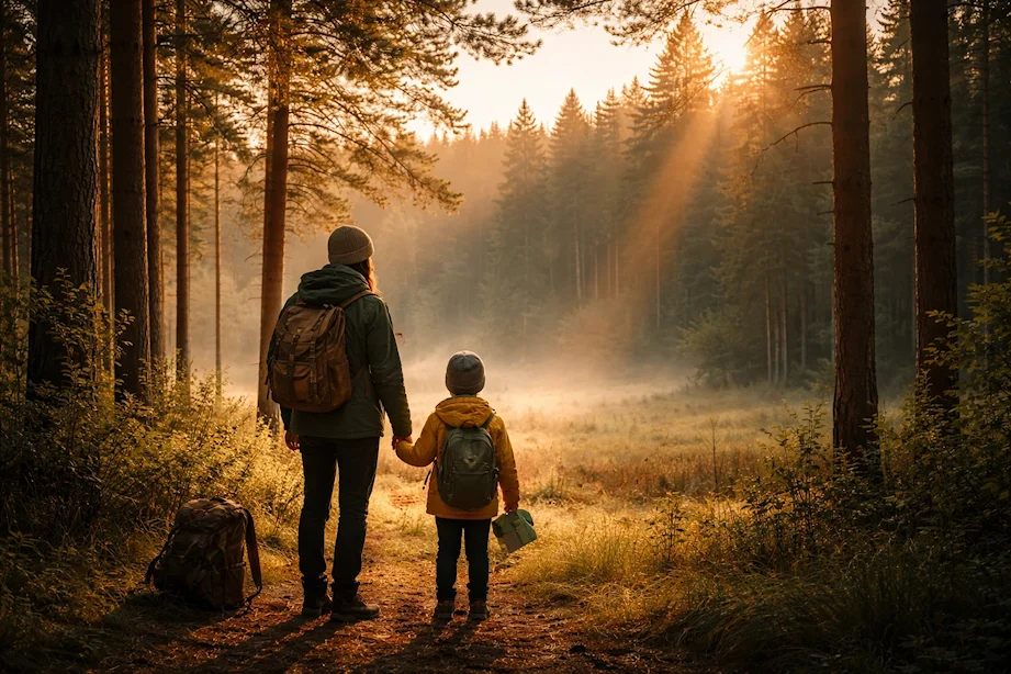 Las, który leczy: jak odnaleźć spokój i wspierać rozwój dzieci w kontakcie z naturą