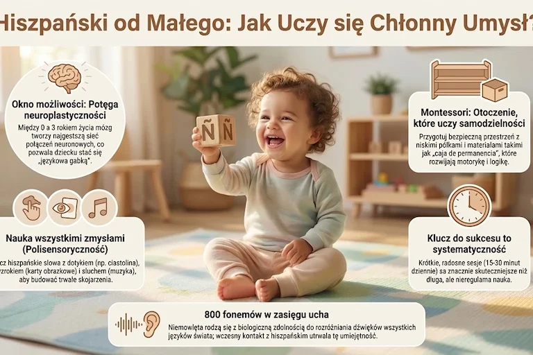 Hiszpański dla dzieci: Jak wczesna nauka języka kształtuje mózg i przyszłość malucha