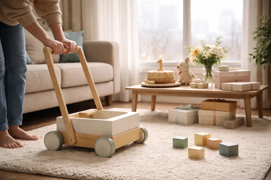 Prezenty na roczek 2026: co naprawdę wspiera rozwój dziecka (a nie tylko zajmuje miejsce)