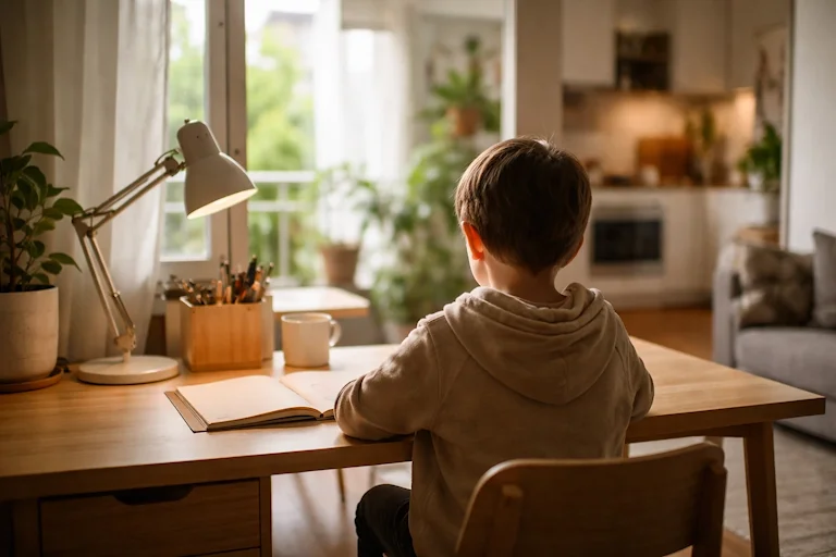 Jak urządzić dziecku miejsce do nauki, które naprawdę działa: ergonomia, światło i koncentracja