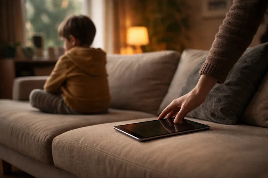 Gdy dziecko trafi na treści „nie dla niego”: spokojna reakcja rodzica krok po kroku