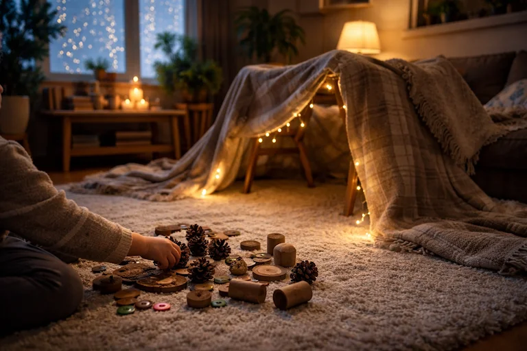 Jak wspierać kreatywność sześciolatka, gdy brakuje czasu i miejsca: nuda, „loose parts” i domowe laboratoria