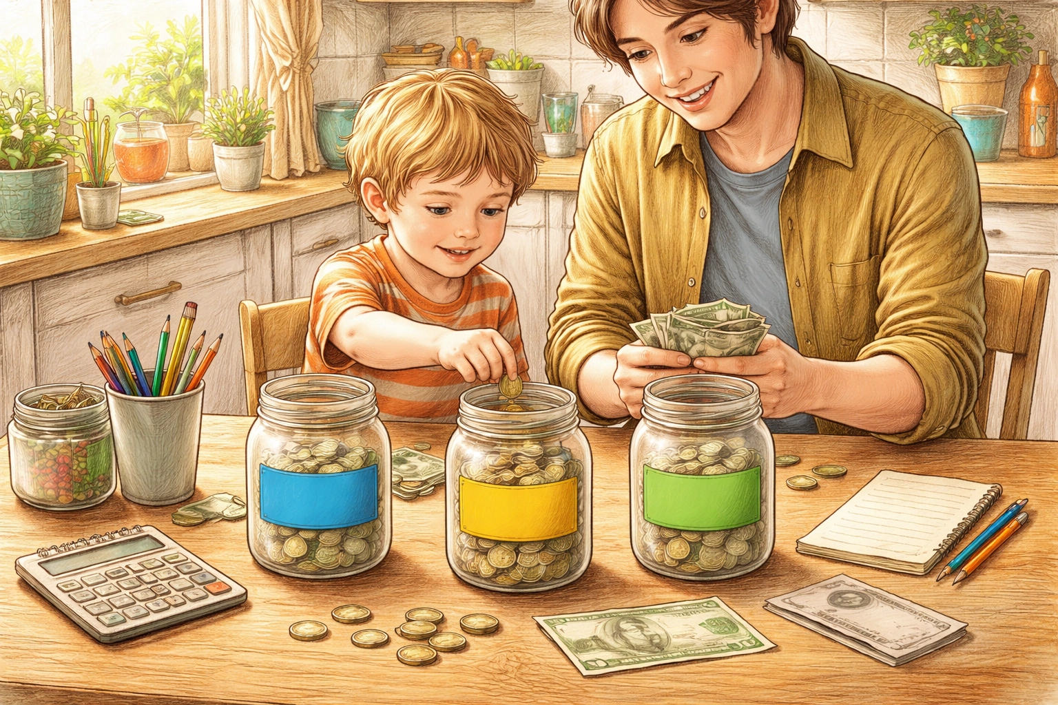 Edukacja finansowa w domu: dzieci, kieszonkowe i nawyki