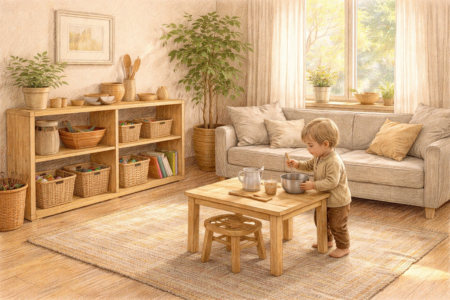 Montessori w domu: proste aktywności i porządek