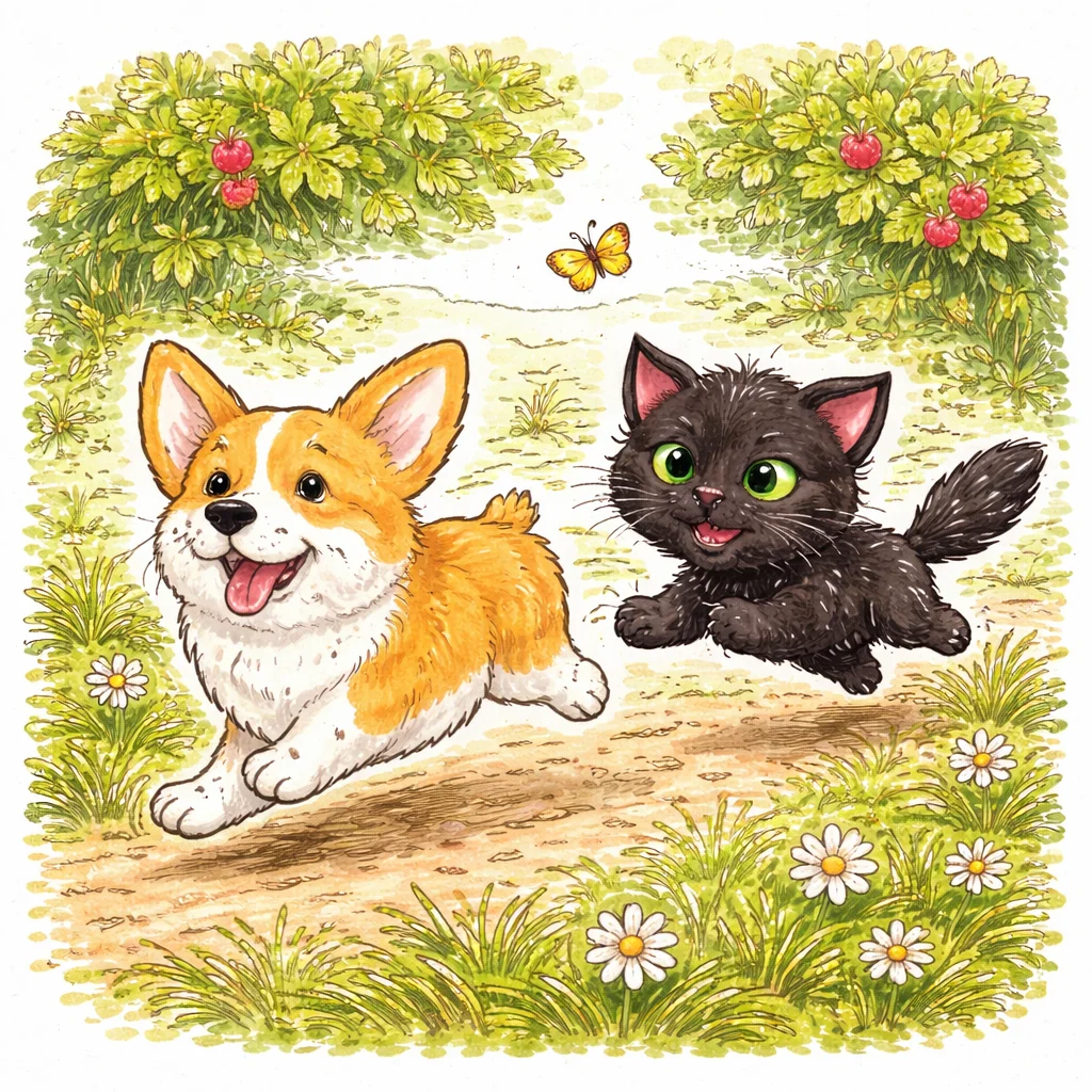 Dlaczego psy jedzą trawę? Przygody Korka i Czarnusia - Strona 5